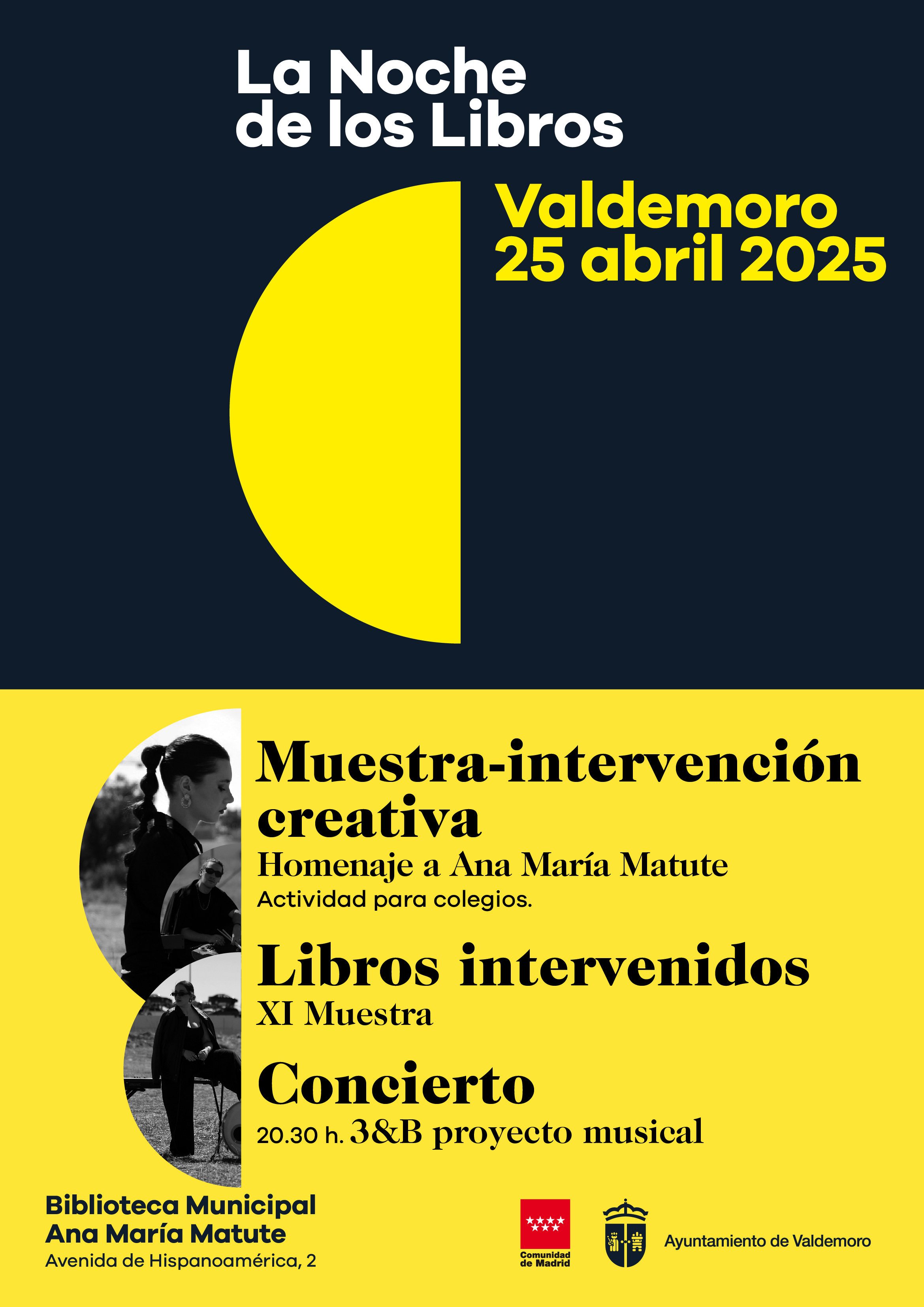 Cartel La Noche de Los Libros
