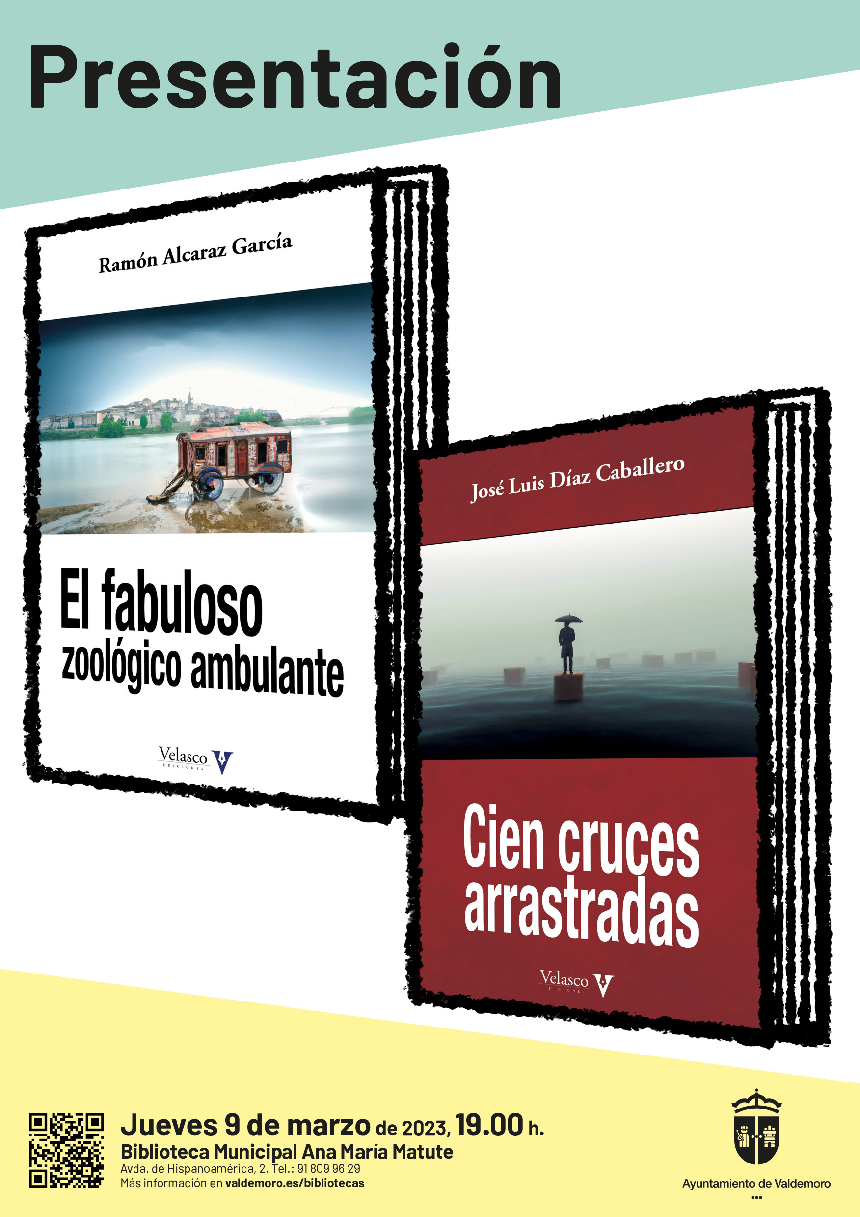 Cartel de la presentación del libro