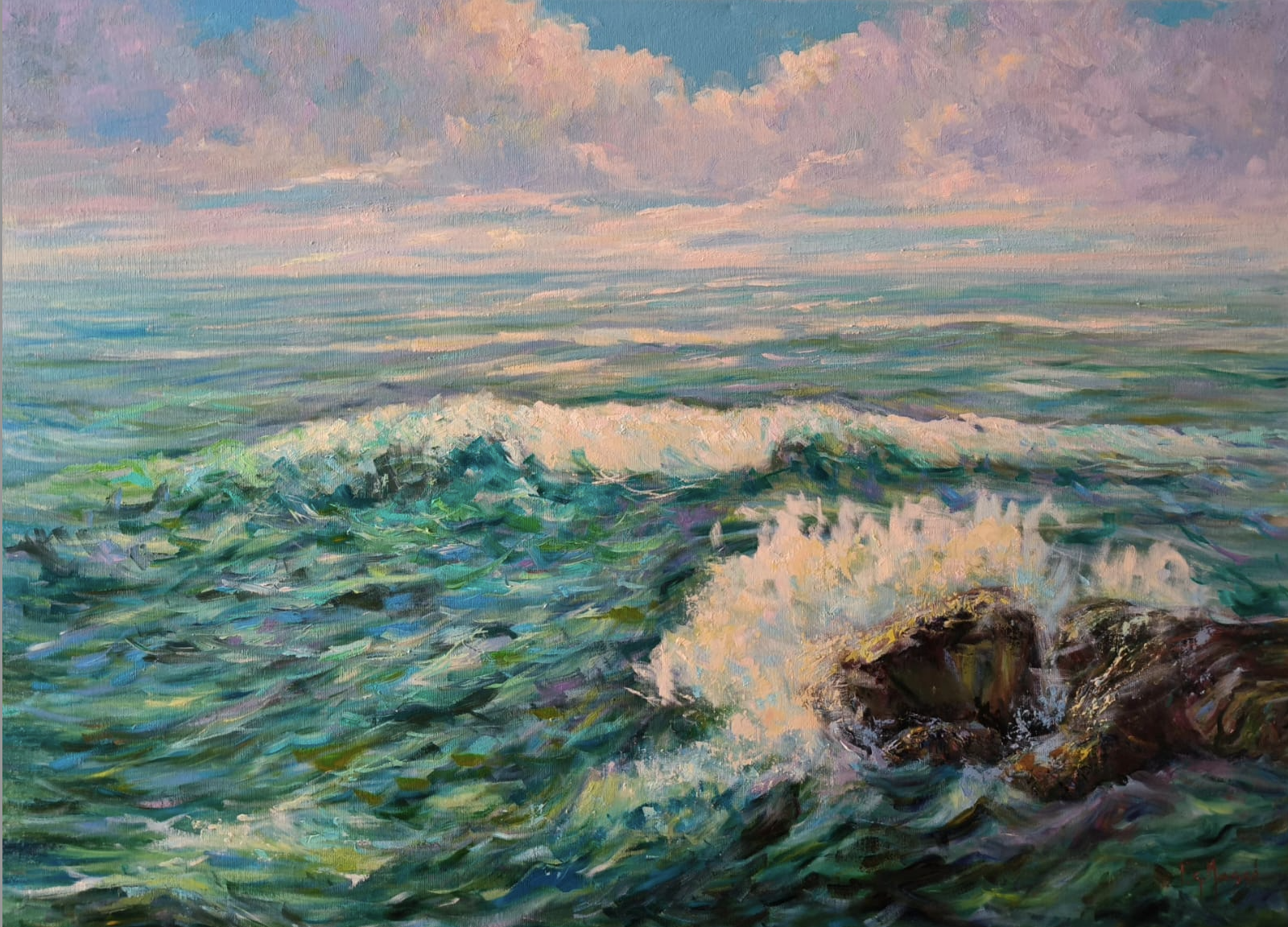 Dibujo de un mar