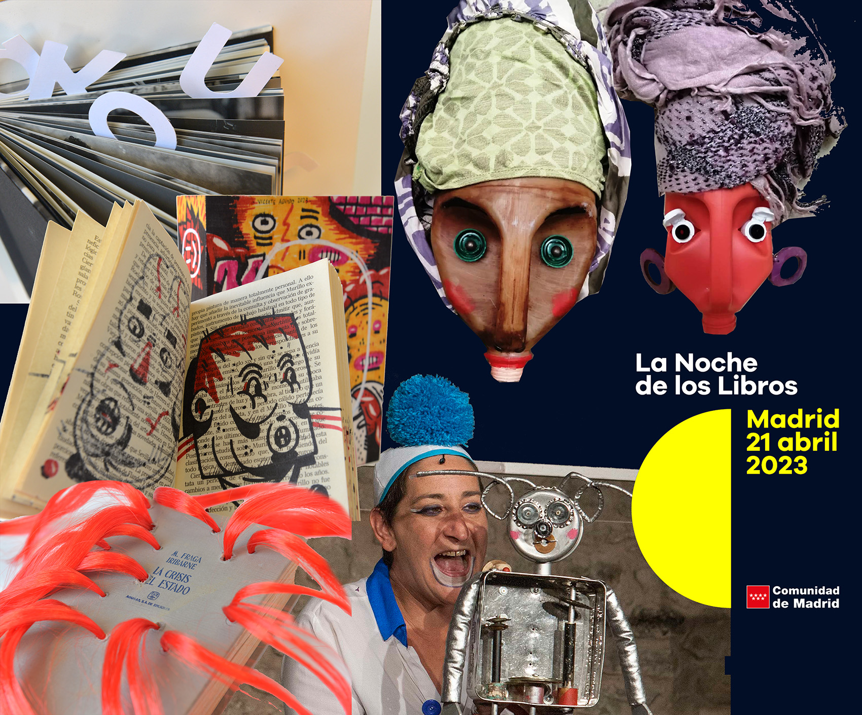 Cartel La noche de los libros