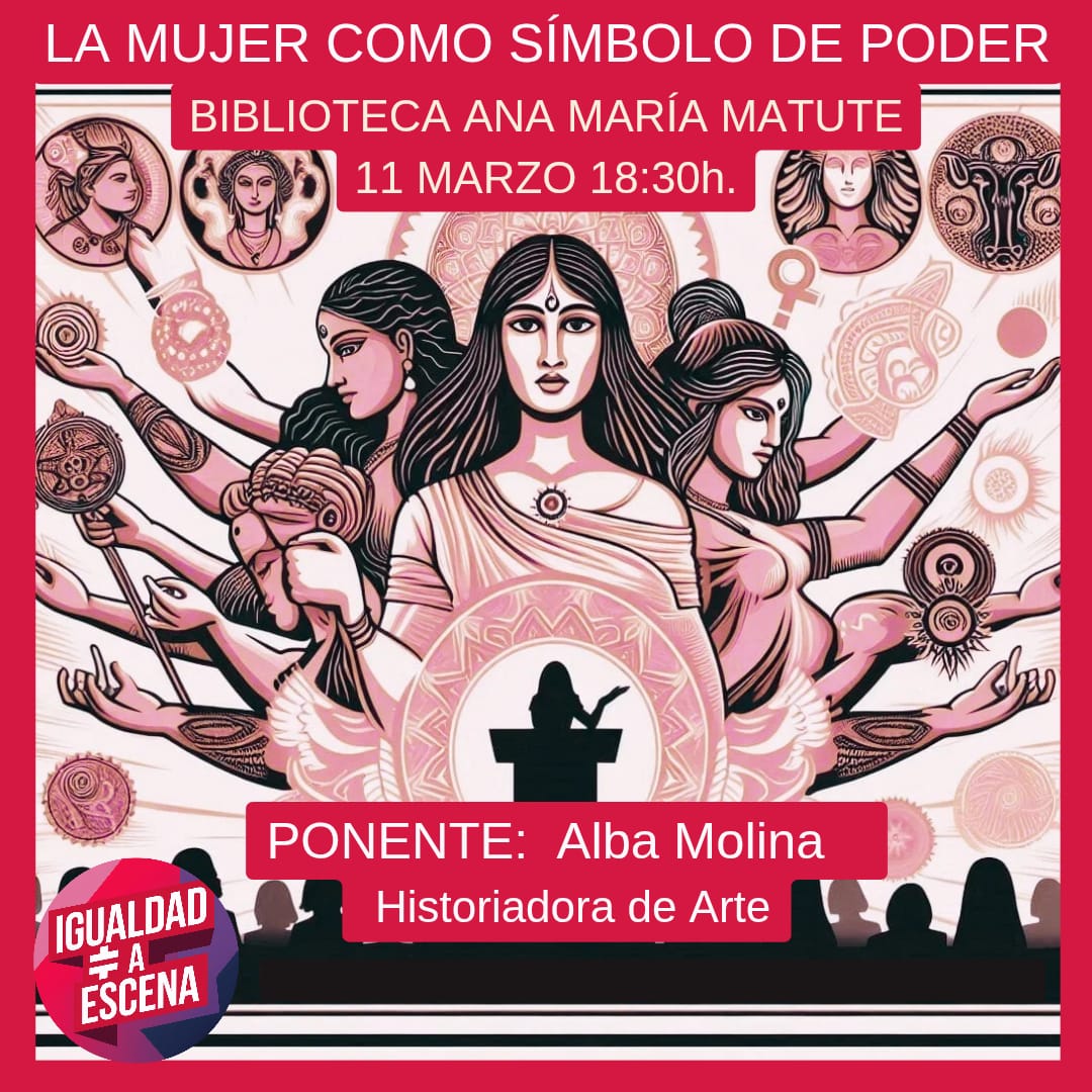Cartel La mujer como símbolo de poder