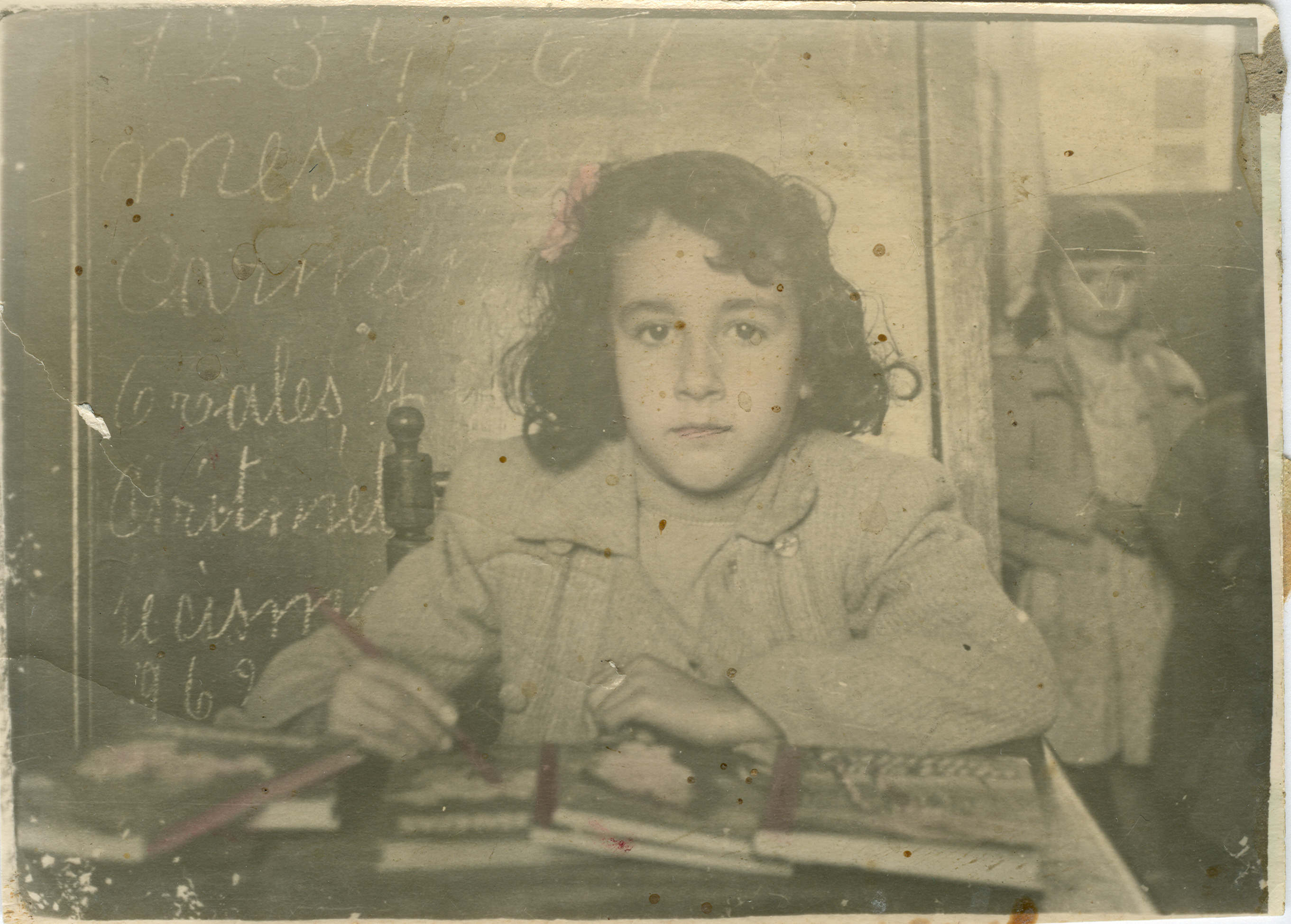Retrato escolar de Rosario Peiró Moreno