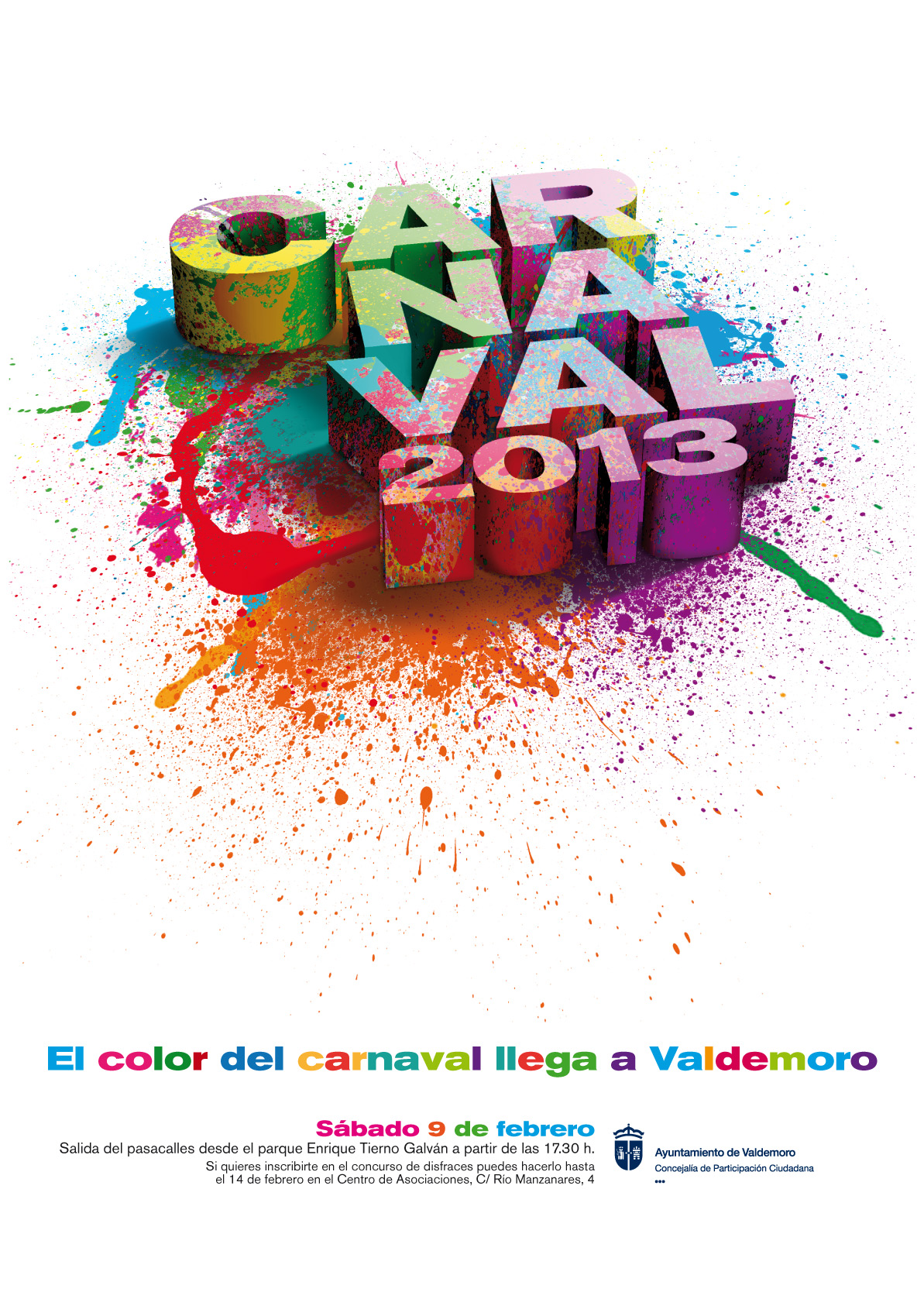 Cartel de Carnaval de Valdemoro de 2013