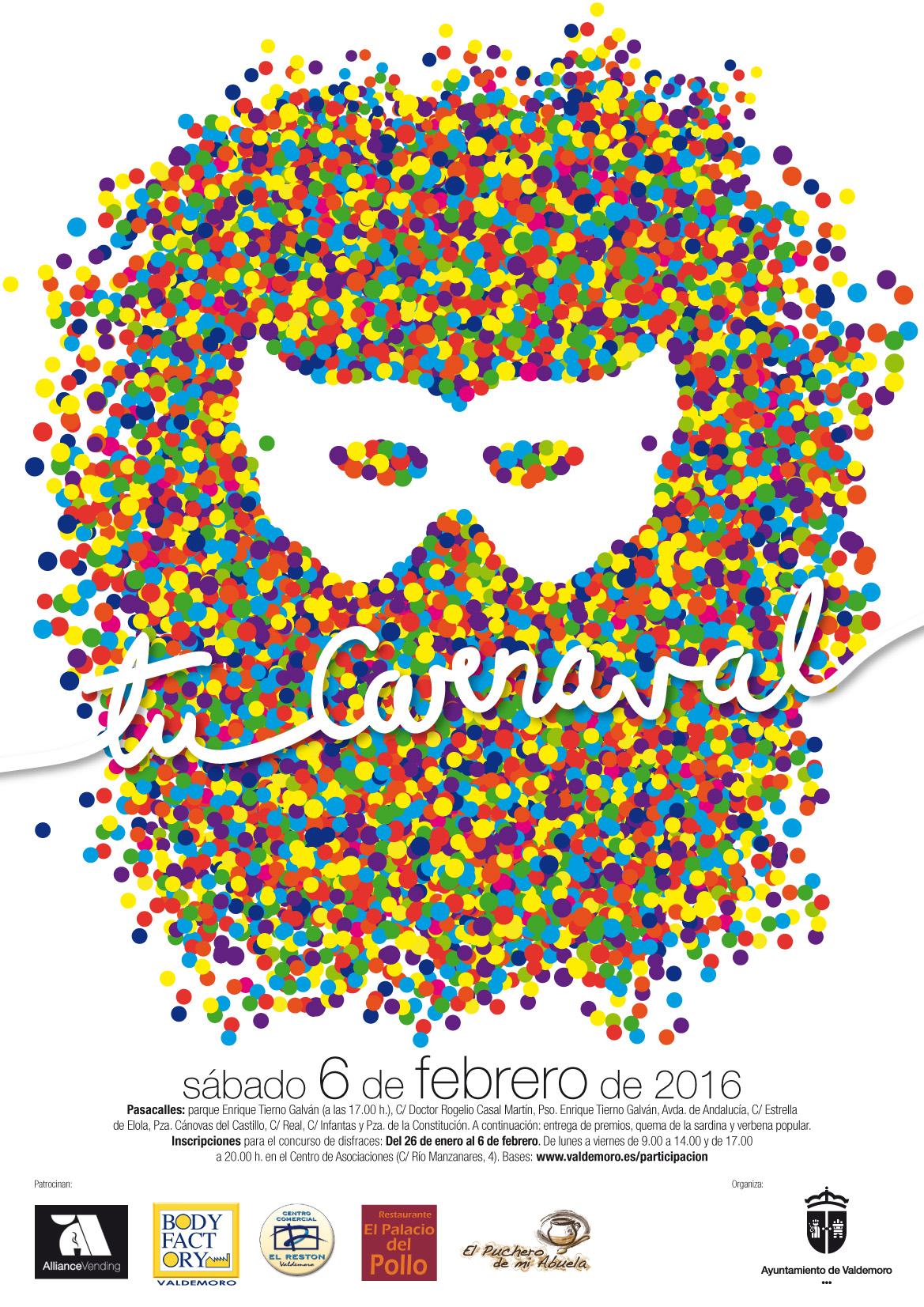 Cartel de Carnaval de Valdemoro de 2016
