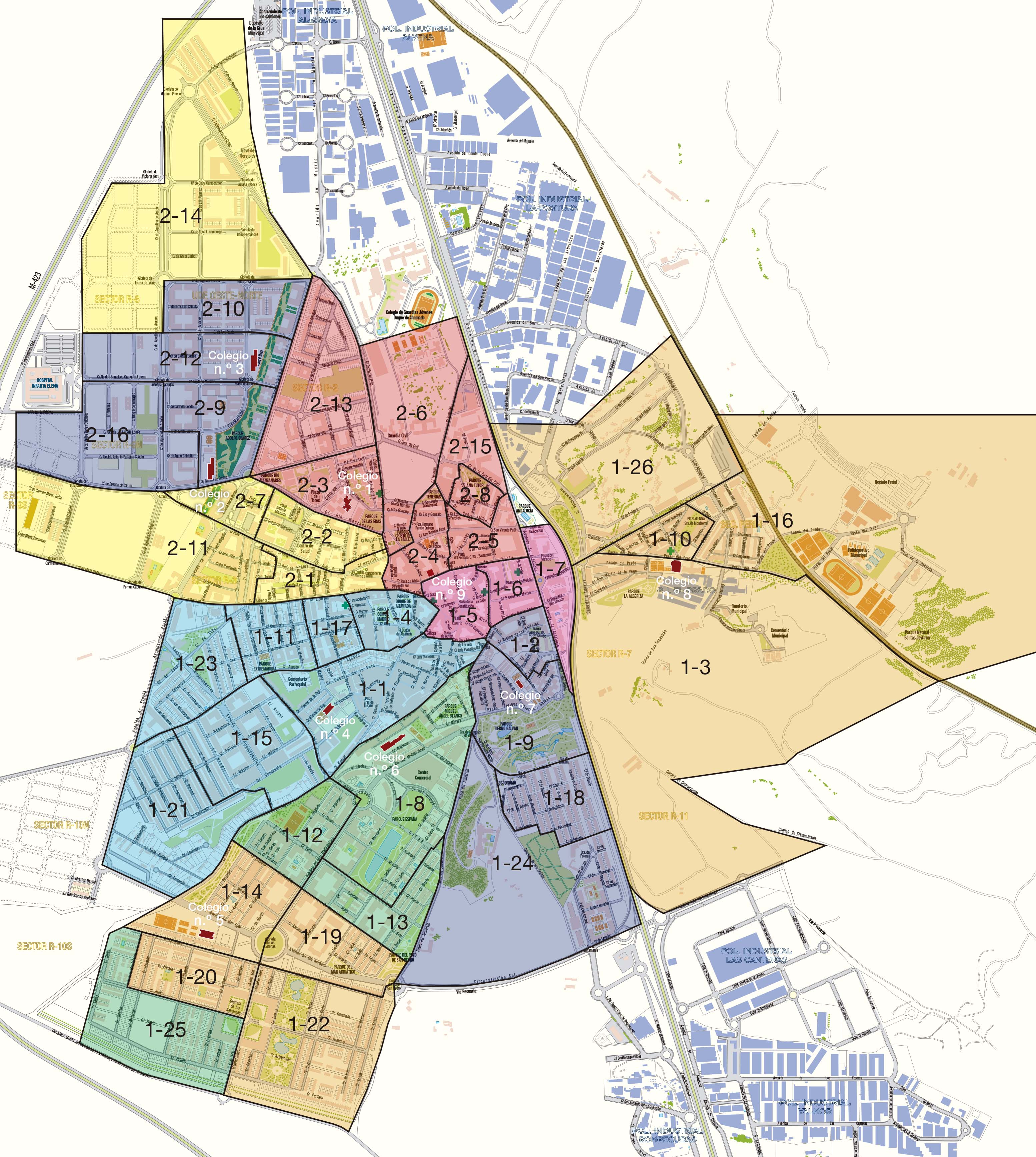 Mapa de colores