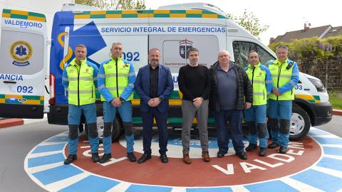 Nueva ambulancia en Valdemoro