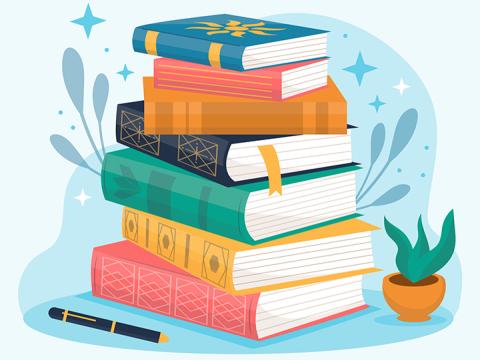 Libros apilados