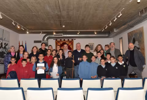 Niños en el ayuntamiento