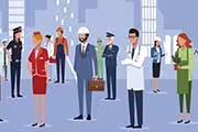 Dibujo trabajadores