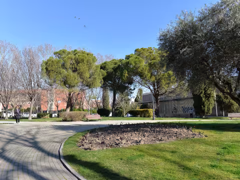 Parque con árboles