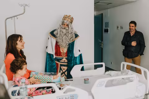 Reyes Magos en el Hospital