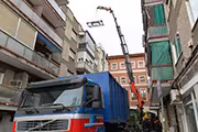 Bajando el aire acondicionado