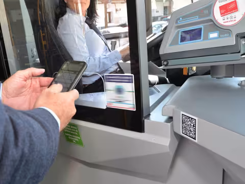 Entrada al bus
