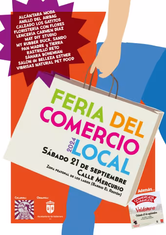 Cartel de la feria del comercio