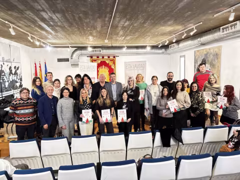 Entrega de diplomas en el ayuntamiento