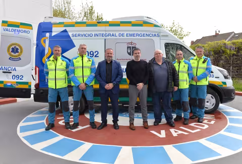 Nueva ambulancia en Valdemoro